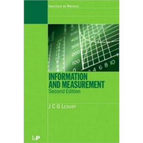 Information and Measurement by J.C.G Lesurf Paperback Book