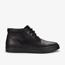 (Standard, 6 (Adults')) Lockton Mid Black Leather