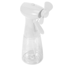Handheld Water Mist Fan Spray Fan Battery-Powered Water Spray Fan Cooling Fan Outdoor Portable Spray Fan White