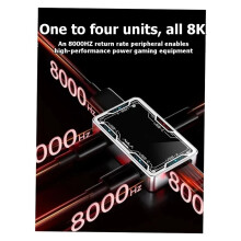 Gaming USB HUB 8K Hoge Snelheid Type-C Splitter Multi-Port Uitbreidingsdock voor Gaming Toetsenbord Muis Laptop PC