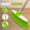 Soft Indoor Broom Green Stainless Steel Handle 4