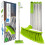 Soft Indoor Broom Green Stainless Steel Handle 1