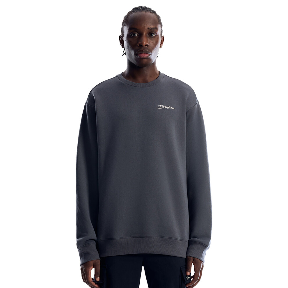 Berghaus (Xxl, Archive Black) Mens Essential Logo Comfortable Warm Crew Neck Jumper Sweater