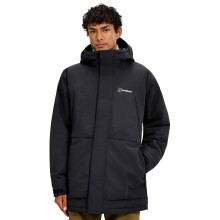 (L, Jet Black) Berghaus Mens Wansbesck Waterproof Hydroshell Warm Classic Parka Jacket