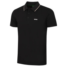 (XL, Black) Hugo Boss Mens 2026 Birdie Paule Moisture Wicking Golf Polo Shirt