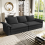 265CM Chenille Sofa 3-Seater Modern Comfy Couch 1