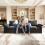 265CM Chenille Sofa 3-Seater Modern Comfy Couch 6