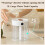 2X  Air Humidifier 2L Capacity Double Nozzle with LCD Humidity Display Essential Oil Diffuser Portable USB,White 6
