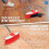 Soft Indoor Broom Red Stainless Steel Handle 4
