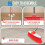Soft Indoor Broom Red Stainless Steel Handle 7