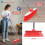 Soft Indoor Broom Red Stainless Steel Handle 8