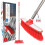 Soft Indoor Broom Red Stainless Steel Handle 10