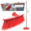Soft Indoor Broom Red Stainless Steel Handle 11