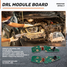 Car Front DRL Module LED Board Angel Eye Light Source Chip for XJ XJL 10-19 90044766 90053120 B9906-F B8886-F L