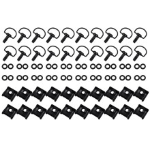 20 Peças 1/4" 17mm Botão de Liberação Rápida Dzus para Carenagem de Corrida para para para para A