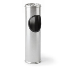 GEEZY Free Standing Outdoor Ashtray Cigarette Bin Stainless Steel Garden Ash Tray