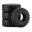 4 Peças Pneus RC Crawler 1,3 Polegadas Pneus de Carro RC Rodas Beadlock para 1/18 TRX4M SCX24 FMS Ascent-18 1