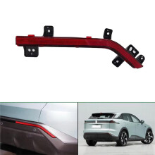 1Pair Car Rear Bumper Light Reflector Strip for Deepal S7 S07 2023-2024 Warning Lamp Reflector Reversing Light