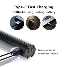 1700LM Bicycle Front Light Bike Light Waterproof Bike Led Flashlight USB Rechargeable MTB Road Lamp Cycling Headlight