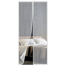 (White) GEEZY Magnetic Insect Door Screen Net Mesh Curtain Mosquito Fly Bug White 90x210cm