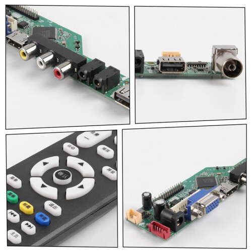 T.SK105A.03 Mainboard for LCD TV Driver Board Professional Motherboard Universal LCD Controller Driver Board 2