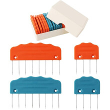 20pcs Knit Blocking Pin, Large & Small Knitting Blockers Combs for Crochet Needlepoint Board Mats for Sewing Picks Kit