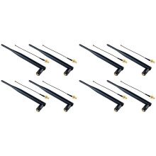 8 Stück 868 MHz Antenne 5 DBi SMA-Stecker mit IPEX-Verlängerungskabel Omnidirektionale LoRa-Antenne