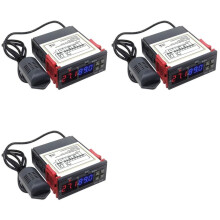 3X STC-3028 220V Digitale Thermostaat Thermometer Hygrometer Temperatuur Vochtigheidsregelaar Regelaar