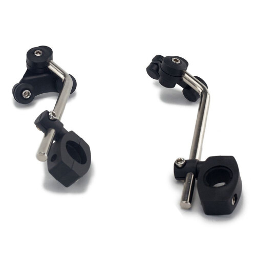 4x Motorcycle 22MM Windshield Mounting Bracket Universal Windscreen Fixed Bracket Moto Parts 2