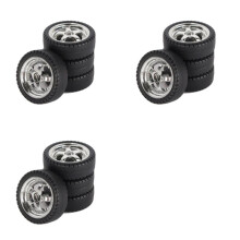 12 Stuks 33mm RC Drift Band Wiel Harde Band voor LDRC AE86 A86 A86P LD1801 1/18 RC Auto Upgrade Onderdelen Accessoires,2