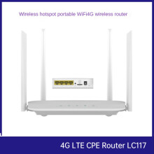 LC117 4G CPE 4G Wifi Router SIM-Kort Hotspot CAT4 32 Användare RJ45 WAN LAN Trådlöst Modem LTE Router EU-Kontakt (LC117-EU)