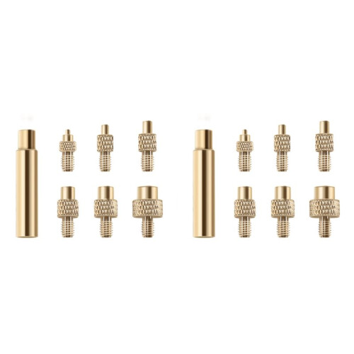 2X Heat Insert Nut Iron Tip M2 M3 M4 M5 M6 M8 Brass Thread Embedded Kit for 3D Printer Soldering Iron 1