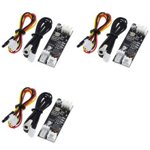 3X Single 12V 0.8A PWM 2-3 Wire Fan Temperature Control Speed Controller Chassis Computer Noise Reduction Module