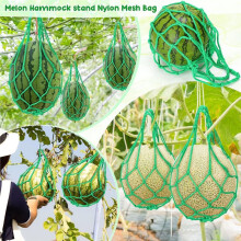 20-Pack Melonhängmattenät för Trädgårdsstöd, Skyddar Vattenmeloner, Squash och Cantaloupemeloner