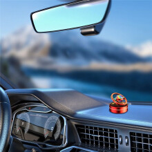 Solar Rotating Aromatherapy Car Diffuser Dashboard Ornaments Solar Car Air Freshener Auto Spin Car Air Purifier Red