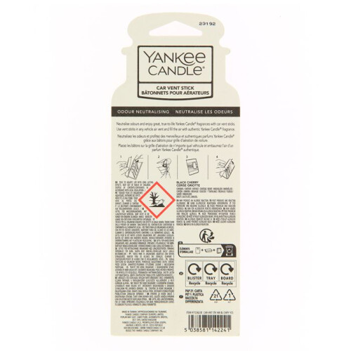 Yankee Candle YANKEE CANDLE 4 bastoncini per diffusore. Ciliegia 2