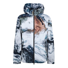 (S, Black) Diesel Mens Earth Hooded Bomber Jacket