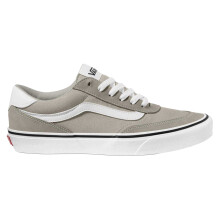 (7 UK, Silver) Vans Mens Brooklyn Canvas Trainers
