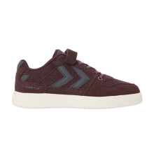 (1 UK, Fudge) Hummel Childrens/Kids Chevron Suede Trainers