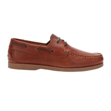 (9 UK, Tan) Jack Wills Mens Leather Boat Shoes