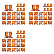 108 Pieces 1 OZ Clear Cowboy Glasses Cowboy Boot Shot Glasses Plastic Western Cowboy Glasses Brown