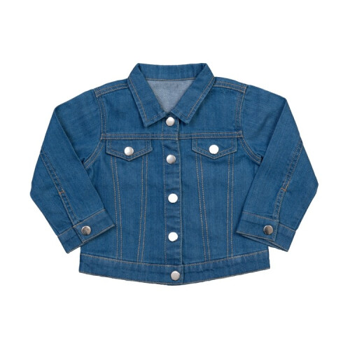 (4-5 Months, Denim Blue) Babybugz Baby Denim Jacket