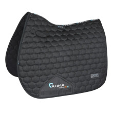 (15in - 16.5in, Black) ARMA Mesh 3D Horse Saddlepad
