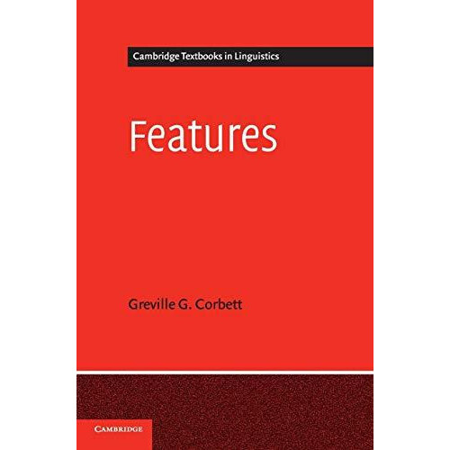 Features by Greville G. Corbett Hardcover Book