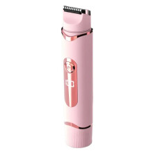 Tondeuse bikini rechargeable pour femme, épilateur personnel pour visage, corps et zones sensibles, usage sans douleur, version B, rose