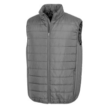 (S, Grey) Result Mens Promo Body Warmer