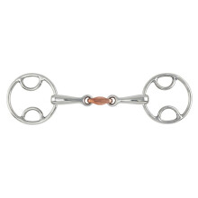 (70mm x 5.25in x 16mm, Silver) Shires Copper Lozenge Horse Bevel Bit