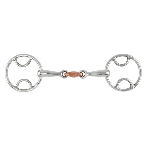 Shires Copper Lozenge Horse Bevel Bit