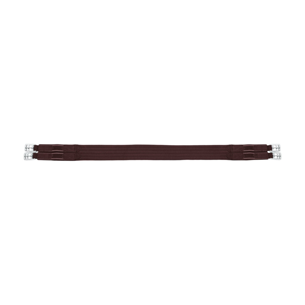 Photos - Equestrianism Shires Burghley Elastic Horse Girth(46in, Brown)
