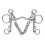 (5in, Silver) Shires Ported Horse Pelham Bit 1